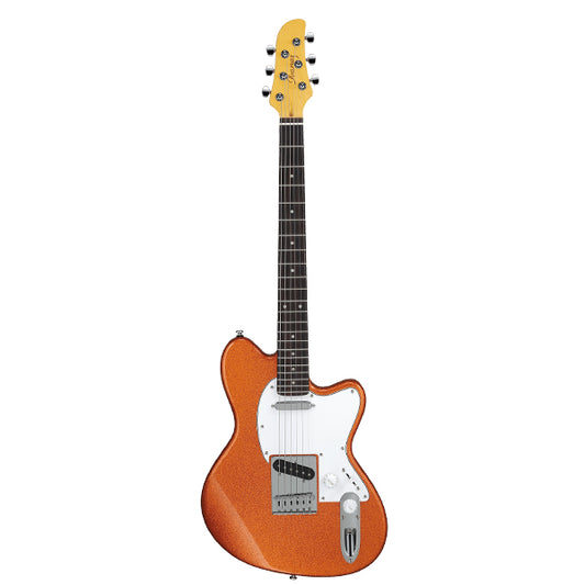 Ibanez YY20 Yvette Young Signature Alder Body Electric Guitar with SS Pickup and Rosewood Fingerboard - Orange Cream Sparkle