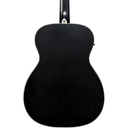 Ibanez PC14MHCE Cutaway Grand Concert Body Okoume Top Acoustic Electric Guitar Weathered Black Open Pore (PC14 PC14MHCE-WK)