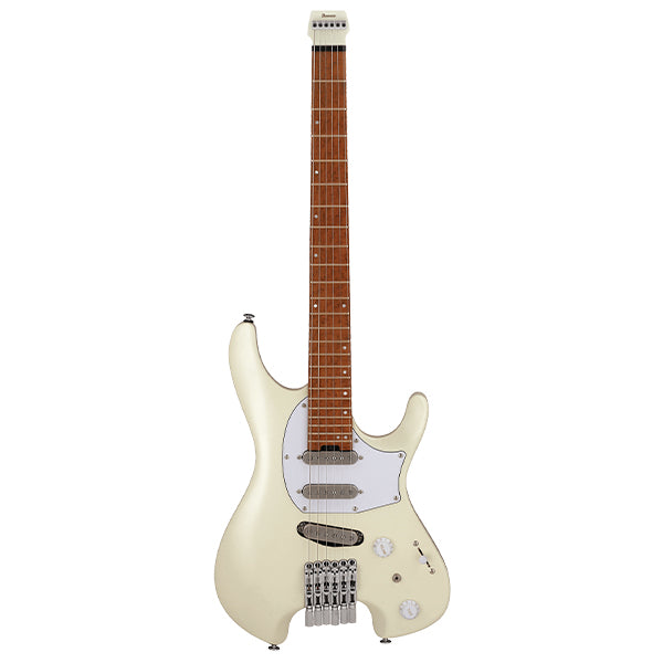 Ibanez ICHI10 Ichika Signature Nyatoh Body Electric Guitar with SSS Pickup and Maple Fingerboard - Vintage White Matte
