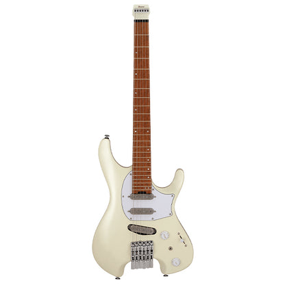 Ibanez ICHI10 Ichika Signature Nyatoh Body Electric Guitar with SSS Pickup and Maple Fingerboard - Vintage White Matte