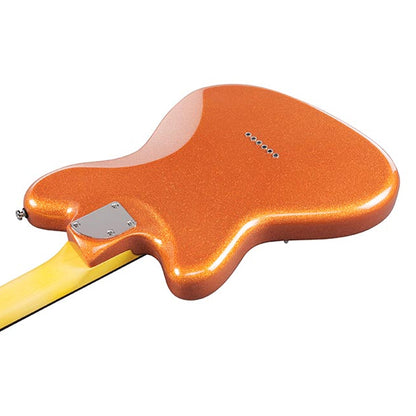 Ibanez YY20 Yvette Young Signature Alder Body Electric Guitar with SS Pickup and Rosewood Fingerboard - Orange Cream Sparkle