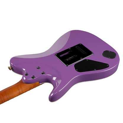 Ibanez LB1 Lari Basilio Signature Ash Body Electric Guitar with HSS Pickup and Tremolo - Violet (LB 1)