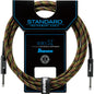 Ibanez SI10 Woven 3 Meter Guitar Instrument Cable With 2 Straight Plugs (SI 10)