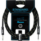 Ibanez SI10 Woven 3 Meter Guitar Instrument Cable With 2 Straight Plugs (SI 10)