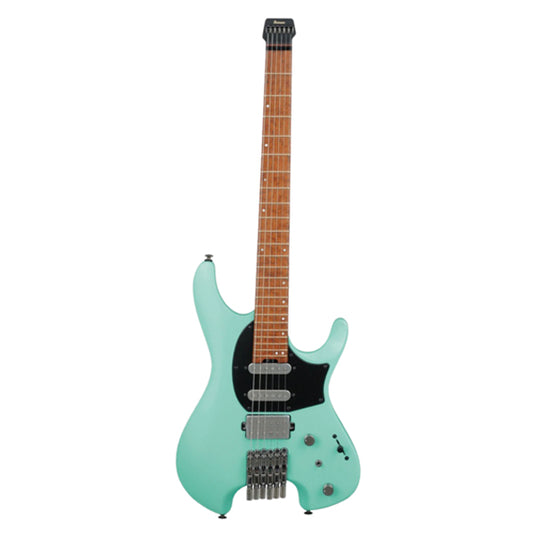 Ibanez Q54 Quest Series Headless Nyatoh Body Electric Guitar with HSS Pickup and Maple Fretboard - Sea Foam Green Matte