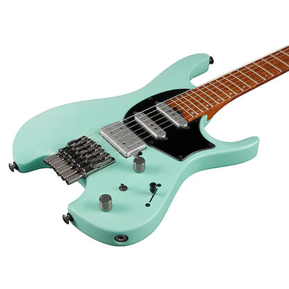 Ibanez Q54 Quest Series Headless Nyatoh Body Electric Guitar with HSS Pickup and Maple Fretboard - Sea Foam Green Matte