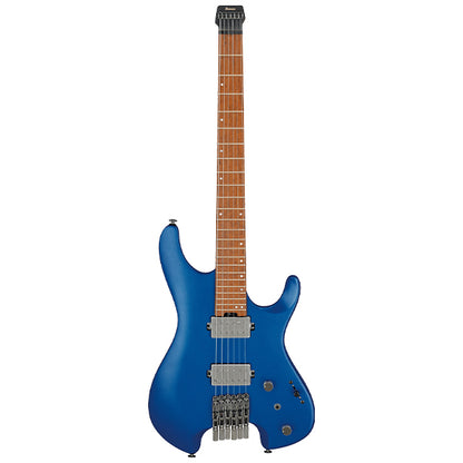 Ibanez Q52 Nyatoh Body Electric Guitar with HH Pickup and Roasted Birdseye Maple Fingerboard - Laser Blue Matte