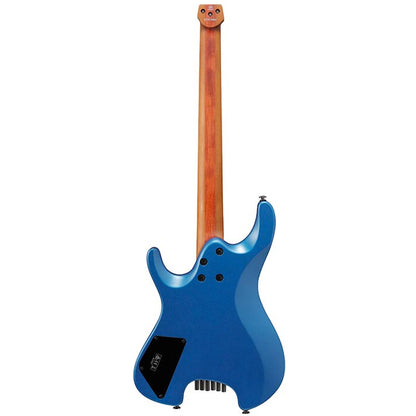 Ibanez Q52 Nyatoh Body Electric Guitar with HH Pickup and Roasted Birdseye Maple Fingerboard - Laser Blue Matte