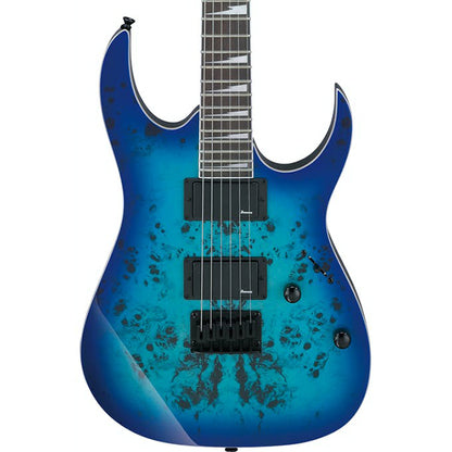 Ibanez GRGR221PA Okoume Body Poplar Burl Art Grain Top Electric Guitar Aqua Burst (GRGR221 GRGR221PA-AQB)
