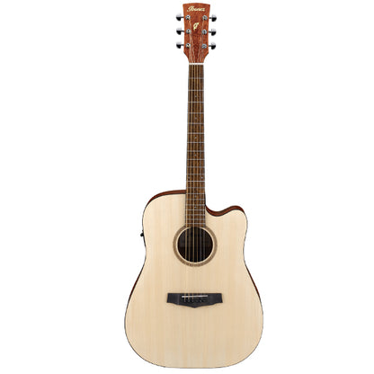 Ibanez PF10CE-OPN Cutaway Dreadnought Spruce Top Acoustic Electric Guitar with AEQ-2T Pickup (PF10 PF10CE)