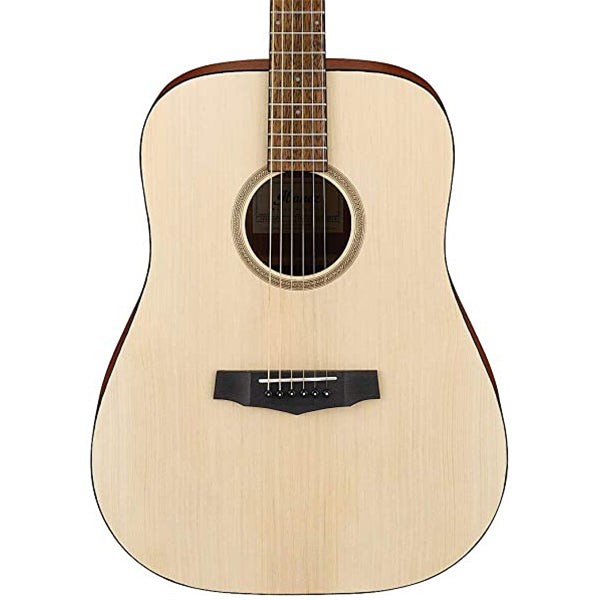 Ibanez PF10-OPN Dreadnought Spruce Top Acoustic Guitar Open Pore Natural  (PF10 PF-10 PF 10)