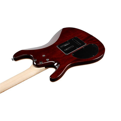[Discontinued] Ibanez SA460QMW 6 String Okoume Body Quilted Maple Top SSH Electric Guitar Tropical Squash Burst (SA460QMW-TQB)
