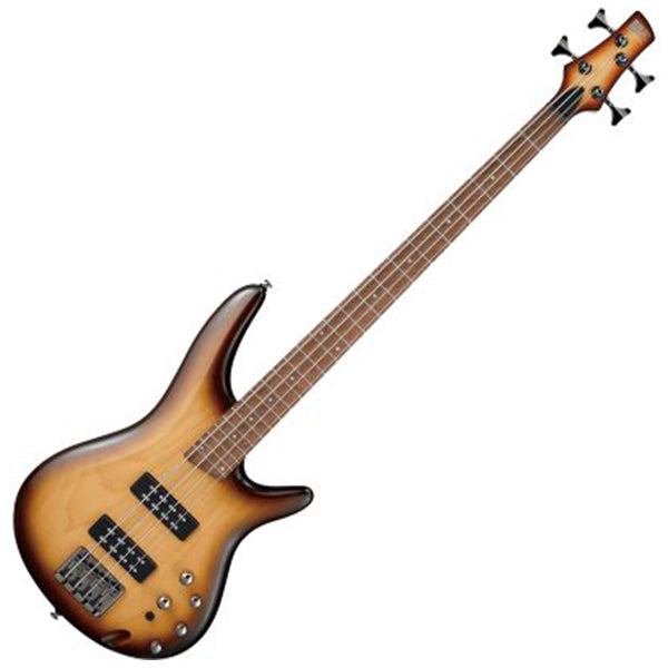 Ibanez SR370E 4 String Maple Body Electric Bass Natural Browned Burst (SR 370E SR370E-NNB)