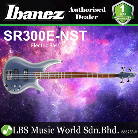 Ibanez SR300E 4 String Electric Bass Guitar - Night Snow Burst (SR300E-NST SR300E NST)