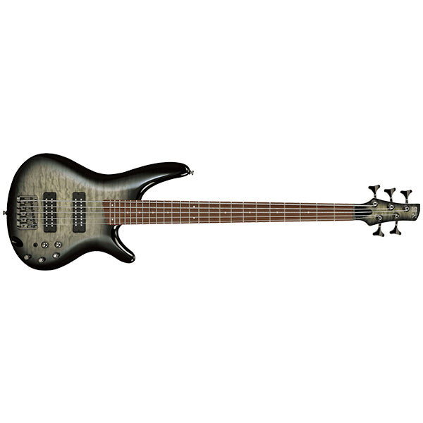 Ibanez SR405EQM 5 String African Nyatoh Body Quilt Maple Top Electric Bass Surreal Black Burst Gloss (SR405EQM-SKG)