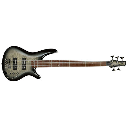 Ibanez SR405EQM 5 String African Nyatoh Body Quilt Maple Top Electric Bass Surreal Black Burst Gloss (SR405EQM-SKG)