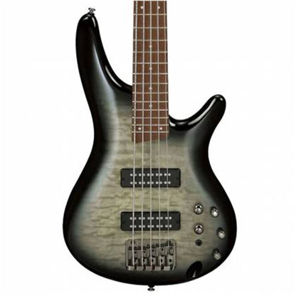 Ibanez SR405EQM 5 String African Nyatoh Body Quilt Maple Top Electric Bass Surreal Black Burst Gloss (SR405EQM-SKG)