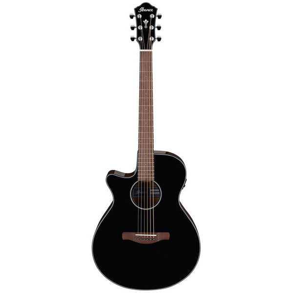 Ibanez AEG50L AEG Body Spruce Top Acoustic Electric Guitar with AEQ TTS Preamp Black High Gloss (AEG50L-BKH)
