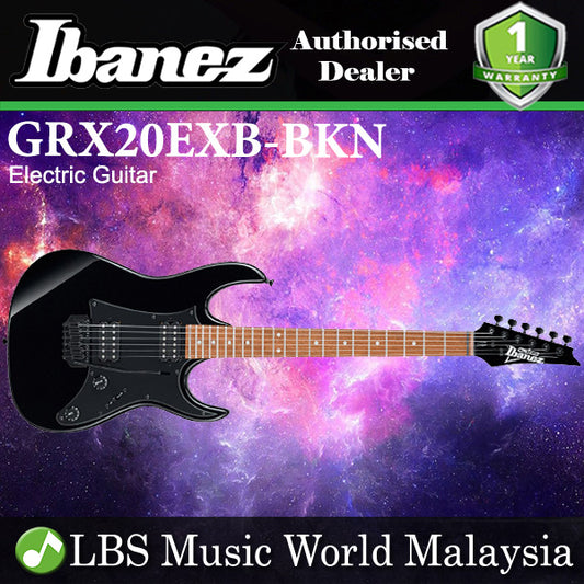 Ibanez GRX20EXB-BKN Poplar Body Standard HS Pickup Electric Guitar Black Night (GRX20EXB)