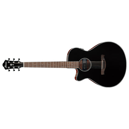 Ibanez AEG50L AEG Body Spruce Top Acoustic Electric Guitar with AEQ TTS Preamp Black High Gloss (AEG50L-BKH)