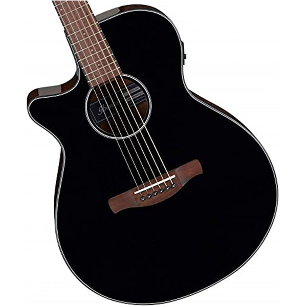 Ibanez AEG50L AEG Body Spruce Top Acoustic Electric Guitar with AEQ TTS Preamp Black High Gloss (AEG50L-BKH)