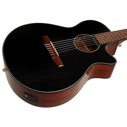 Ibanez AEG50N AEG Body Spruce Top Acoustic Electric Guitar with AEQ TTS Preamp (AEG50N-BKH)