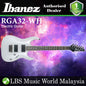 Ibanez RGA32 Solid Body Mahogany Humbucker Pickup Electric Guitar - White (RGA 32)