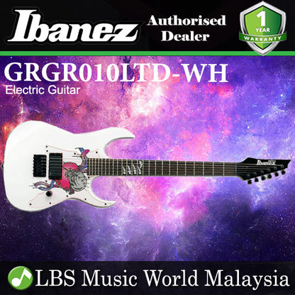 [Limited Edition] Ibanez GRGR010LTD-WH Solid Body Basswood Humbucker Pickup Electric Guitar White (GRGR010LTD)