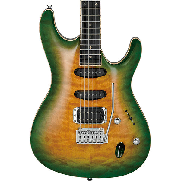 [Discontinued] Ibanez SA460QMW-TSB Solid Body Okume Maple Top Electric Guitar Tropical Squash Burst (SA460QMW)