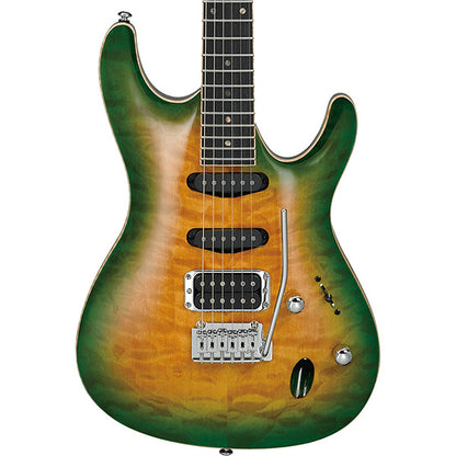 [Discontinued] Ibanez SA460QMW-TSB Solid Body Okume Maple Top Electric Guitar Tropical Squash Burst (SA460QMW)