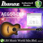 Ibanez AEG50 Spruce Top Acoustic Electric Guitar With Walnut Fretboard - Dark Honey Burst High Gloss (AEG50DHH)
