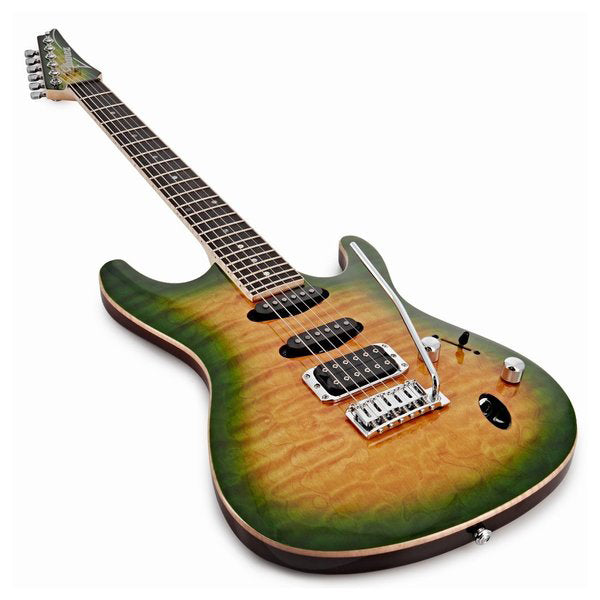 [Discontinued] Ibanez SA460QMW-TSB Solid Body Okume Maple Top Electric Guitar Tropical Squash Burst (SA460QMW)