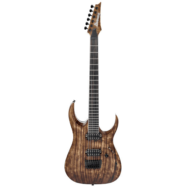 [Discontinued] Ibanez RGAIX6U-ABS Iron Label Solid Body Electric Guitar Antique Brown Stained (RGAIX6U ABS)