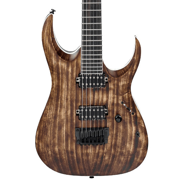 [Discontinued] Ibanez RGAIX6U-ABS Iron Label Solid Body Electric Guitar Antique Brown Stained (RGAIX6U ABS)