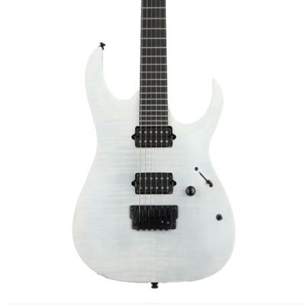 [Discontinued] Ibanez RGAIX6FM-WFF Iron Label Mahogany Body Electric Guitar White Frost Flat (RGAIX6FM WFF)