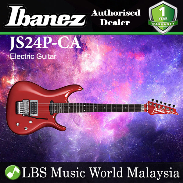 [Discontinued] Ibanez JS24P-CA Premium American Basswood Body Joe Satriani Signature Electric Guitar Candy Apple ( JS24P CA)