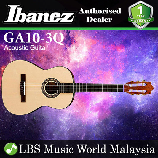 [Discontinued] Ibanez GA10-3Q-NT Mahogany Body Classical Guitar Natural (G10-3Q NT)