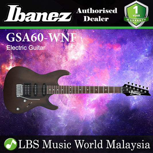 Ibanez Gio GSA60-WNF Mahogany Body Electric Guitar Walnut Flat (GSA60 WNF)