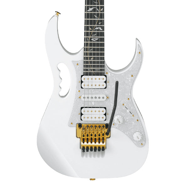 [Discontinued] Ibanez JEM7V-WH Alder Body Steve Vai Signature Electric Guitar White (JEM7V WH)