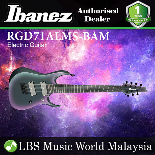 [Not Available] Ibanez RGD71ALMS-BAM 7 String  Nyatoh Body Electric Guitar Black Aurora Burst Matte (RGD71ALMS-BAM)