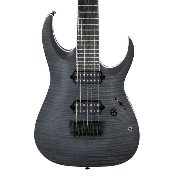 [Discontinued] Ibanez RGAIX7FM-TGF Iron Label Mahogany Body Electric guitar Transparent Gray Flat (Ibanez RGAIX7FM TGF)