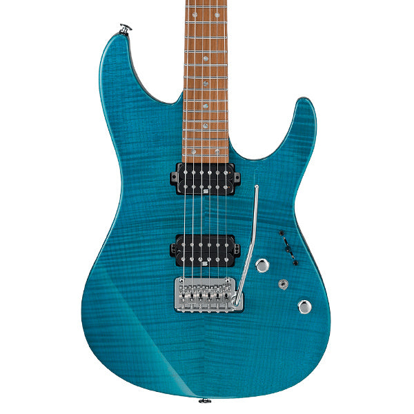 Ibanez MM1-TAB Standard Ash Body Martin Miller Signature Electric Guitar Transparent Aqua Burst (MM1 TAB)