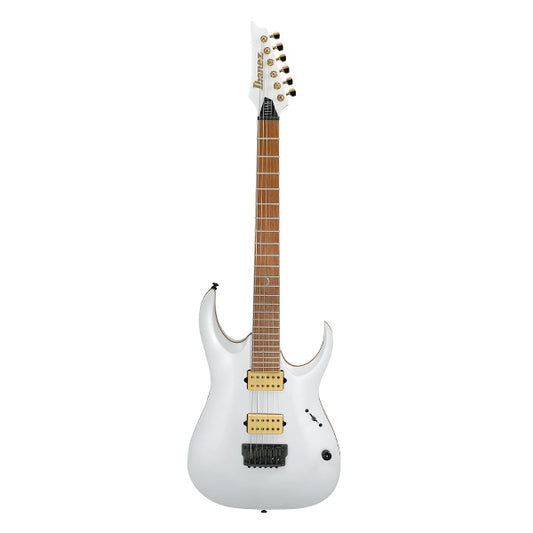 Ibanez JBM10FX-PWM Standard Nyatoh Body Jake Bowen Signature Electric Guitar Pearl White Matte (JBM10FX PWM)