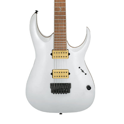 Ibanez JBM10FX-PWM Standard Nyatoh Body Jake Bowen Signature Electric Guitar Pearl White Matte (JBM10FX PWM)