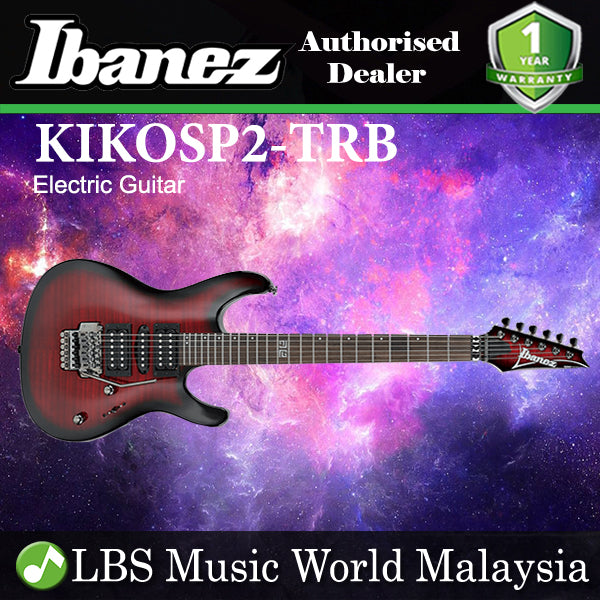 [Discontinued] Ibanez KIKOSP2-TRB Poplar Body Kiko Loureiro Electric Guitar Transparent Red Burst (KIKOSP2 TRB)
