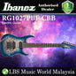[Discontinued] Ibanez RG1027PBF-CBB Premium 7 String American Basswood Body Electric Guitar Cerulean Blue Burst (RG1027PBF CBB)