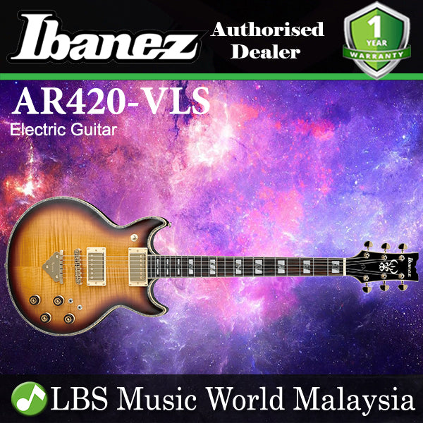 Ibanez AR420-VLS AR Standard Flamed Maple Top and Mahogany Body Electric Guitar Violin Sunburst (AR420 VLS)