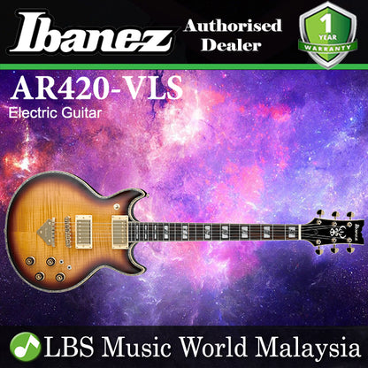 Ibanez AR420-VLS AR Standard Flamed Maple Top and Mahogany Body Electric Guitar Violin Sunburst (AR420 VLS)