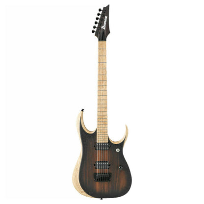 [Discontinued] Ibanez RGDIX6MRW-CBF Iron Label Rosewood Top with Layered Body Electrical Guitar Charcoal Brown Burst Flat (RGDIX6MRW-CBF)