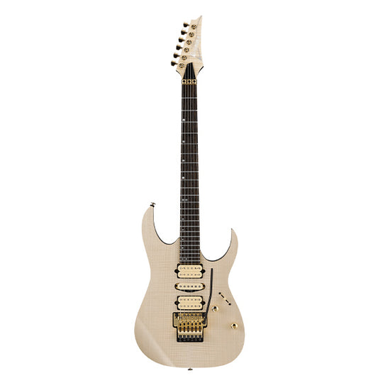 [Discontinued] Ibanez RG1070FM-NTL Premium African Mahogany Body Electric Guitar Natural Low Gloss (RG1070FM NTL)